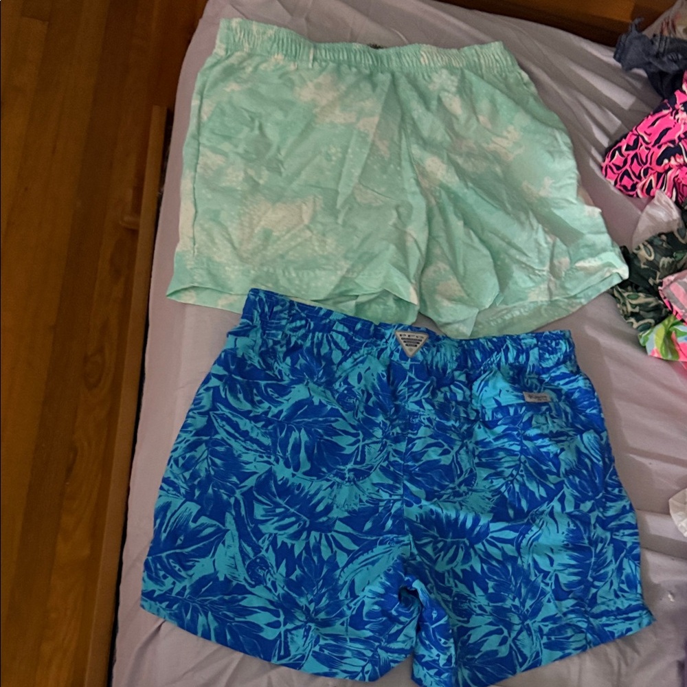 Columbia Light Green Swim Shorts
